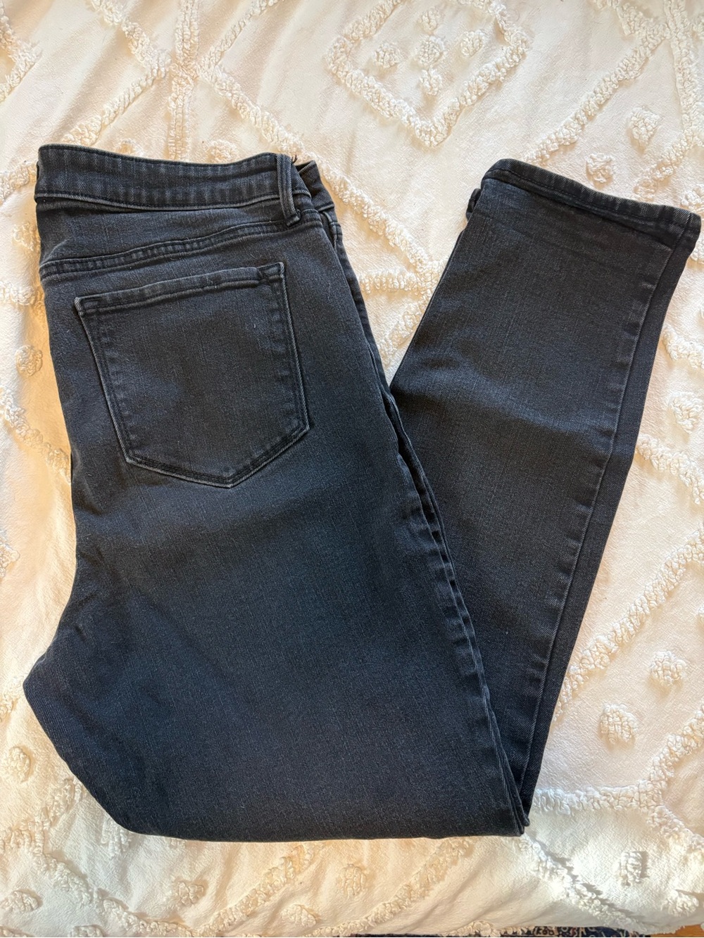 Old Navy Women's Black Stretch Straight Jeans